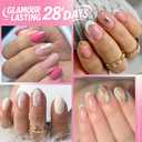 UNA GELLA Oval Round Nail Tips Half Matte 504pcs Short Oval Round Gel Nail Tips Easily Nail Extension for False Fake Acrylic Press On Nails, 12 Sizes Short Gelly Tips