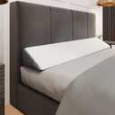 Klbs Wedge Pillow Headboard Pillow, Flippable 2 Sided, Instantly Change Your Decor, Mattress Gap Filler Twin Size