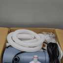 KimFilter Pro Series 1000 GPH Above Ground Pool Filter Pump, Powerful Pool Cartridge Filter Pump, Water Circulation and Filtration System -Improved Water Clean & Clarity, Pools Pumps Above Ground-Gray