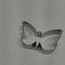 LILIAO Spring Butterfly Cookie Cutter - 4.5 x 3 inches - Stainless Steel