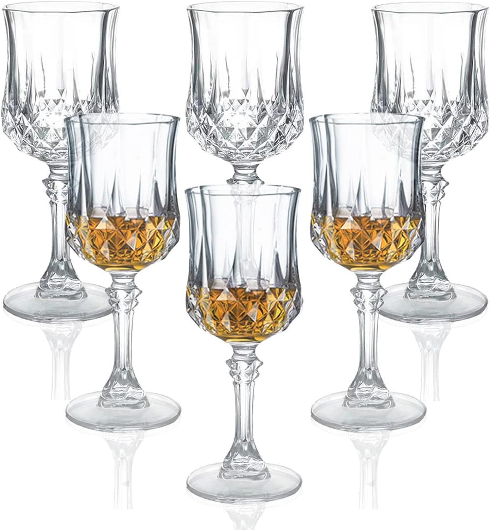 Cordial Glasses,1.7oz/50ml,Shot Glasses Set of 6,shot glasses with stem/shot glasses/Sherry glasses