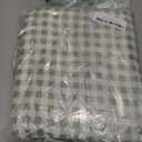 Sage Green Gingham Twin Sheet Set, 3-Piece Soft Brushed Microfiber Bed Sheets - 16" Deep Pocket Fitted Sheet, Wrinkle & Fade Resistant, Hotel Luxury Bedding