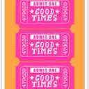 Liyark Trendy Good Times Aesthetic Poster Funky Maximalist orange and pink canvas wall art Trendy Retro Canvas Wall Art College Apartment prints painting Vintage Bar Cart Wall Decor 16x24in Unframed (16L" x 24W")