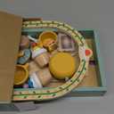 Wooden Tea Sets for Little Girls Play Food Cake Toys Toddlers 3-5 Kitchen Accessories Pretend Play Princess Playset for 3 4 5 6 Year Old Girl Boy Party Birthday Gift