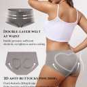 LEVAO Women's Underwear Seamless No Show Hipster Bikini Panties Stretch Invisible Briefs 6 Pack S-2XL (XL)