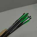 Crossbow Bolts Carbon Arrow 20 Inch Hunting Archery Bio Crossbow Arrows with Moon Nocks 100 Grain Removable Tips (Pack of 12)