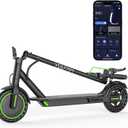 VOLPAM Electric Scooter, 350W/500WPowerful Motor &19 MPH Top Speed, 16/21Miles Long Range, Folding E Scooter