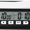 Digital Chess Timer Professional for Board Games With Alarm, 3-in-1 Multifunction Portable Clock, 2 AA Battery Included (Black)