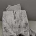 Toneed Abstract Area Rug 5x7 Modern Washable Rug Soft Non Slip Rug Low Pile for Bedroom Living Room Dining Room Grey