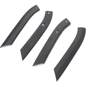 4PCS D-Pillar Guard Plate Protector Cover for Ford for Bronco 2021-2023 Off-Road Version PP Bumper Strip Decoration