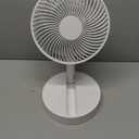 Desk Fan, 8-Inch Oscillating Portable Fan Rechargeable, 24H Run, 90 Rotate Small Fan for Bedroom, 4 Speeds8H Timer Quiet Mini Travel Fan, Battery Powered USB Fans for OfficeHome, White