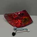 labwork Left Driver Side LH Tail Light Lamp Assembly Red Lens and Housing Replacement for Toyota Corolla 2003-2008 Outer Rear 8156002290 TO2800154