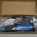 KRETLAW Grease Gun, 7000 PSI Heavy Duty Professional Pistol Grip Grease Gun Kit 14 OZ with Coupler, Double Grease Injector Needles, 18" & 2pc 12" Flex Hoses and Reinforced Glove