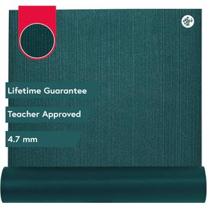 Manduka Prolite Yoga and Pilates Mat 4.7mm Thick, Non-Slip, Non-Toxic, Eco-Friendly, Long. Made with Dense Cushioning for Stability and Support (Deep Sea Green)