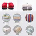 2PCS Bed Sheet Organizer Bands, Bed Sheet Straps Organizer and Storage Keepers, Elastic Adjustable Straps for Bedding, Sheets Organizer for Closet, Sheet Keeper Bedding Band (6.6FT)