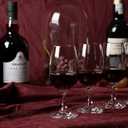 Port and Dessert Wine, Sherry, Cordial, Aperitif Tasting Glasses | Set of 4 Small Crystal 7 oz Sippers | Mini Short Stem Nosing Taster Copitas