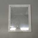 LBECUA Floating Picture Frames Set of 6, 8x10 Floating Frame with Double Glass for 4x6, 5x7 or Full Display 8x10 Photo, Desktop or Wall Hanging, White