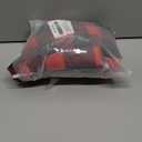 Dog Winter Coat - Windproof Fleece Warm Thick Dog Jacket Clothes for Cold Weather - Plaid Pet Vest Coat Outfits for Large Dogs - Indoor & Outdoor Use (L, Red)