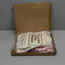 Seematn 2 Pack Bow Christmas Stockings, 18 Inches Pink White Velvet Christmas Stocking Coquette Luxury Xmas Hanging Socks Decoration for Tree Fireplace Mantel Party Elegant Holiday Decor