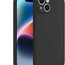 for iPhone 15 Case Black, Scratch Resistant with Soft Touch, Slim Thin Phone Cover for iPhone 15 6.1 inch