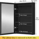 Spliceable Modular LED Lighted Bathroom Medicine Cabinet Mirror with Anti-Fog Aluminum Frame, Adjustable Lighting, Built-in Sockets & USB Ports – Wall Mounted (Left Hinge, 28" L x 20" W)