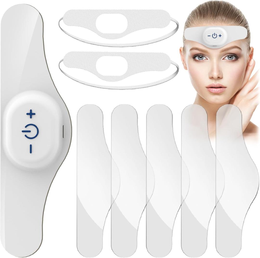 Electric Headache Migraine Relief Head Massager Rechargeable TENS Units Digital Pain Relieve Device Head Cap Prophylactic Treatment for Migraine Headband for Deep Relaxation and Stress Relief