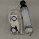 Thorstone 200cc Automotive Fluid Extractor Pump, Manual Oil Change Syringe with 60cm Rubber Hose & 2pcs 22cm PVC Suction Tubes
