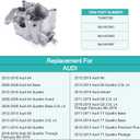 AULINK 06J145100C Brake Booster Vacuum Pump 724807290 OE Replacement for 2009-2016 Audi A4 A4 A5 A6 Q5 TT Quattro Allroad Line4 2.0L