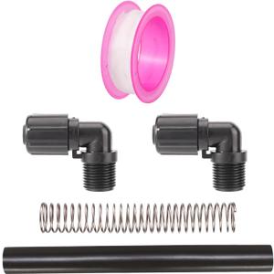 Chlorinator Parts 320 & 322, Chlorinator Parts Include R172272 90-Degree Tube Connector, R172091 OD Tube, R171097 Tube Support, Plumbers Tape Compatible with Pentair Rainbow Auto Feeder