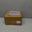 Molimoli Oil and Vinegar Dispenser with Metal Pour Spout, Weighted Pourer, Glass Bottle Dispenser for Kitchen w. Ceramic Tray|Black, 350ml, Set of 2