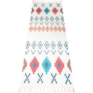 Cifupy Handmade Organic Yoga Mat made with Organic Cotton Yoga Mat - Non Slip Hand-Woven Foldable Yoga Rug Provides Excellent Comfort, Traction & Support for Indoor & Outdoor Use - 24 x 72 Inches (100% Organic - KaTongJiHe)