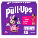 Pull-Ups Girls' Potty Training Pants, Size 5T-6T Training Underwear (46+ lbs), 80 Count (2 Packs of 40)