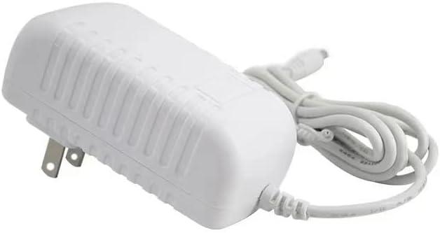 Alexa Dot Power Cord Replacement for Dot 3rd Generation/Dot 4th/Kids Edition/TV Cube/Show 5/C78mp8/GP92NB Charger, Dot with Clock Speakers 15W Black Adapter 6.6ft (White)