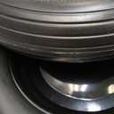 Cenipar 4.80/4.00-8" Flat Free Tire and Wheel 14.5" Solid Flat-Free Replacement Tire with 5/8" or 3/4" Axle Borehole,3-7" Adjustable Centered Hub for Wheelbarrow Hand Truck Garden Trailer and Trolley