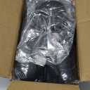 CADARA Fireplace Blocker Blanket Stops Heat Loss, Magnetic Fireplace Draft Stopper, Indoor Fire Place Draft Cover with Hook and Loop Tapes, Cold Air Blocker Save Energy, Black 42" W x 36" H