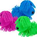 ORB Curiosities Wiggly Dog Mega 3 Pack - Wiggle, Jiggle, Squish and Squeeze These Adorable Floppy Dogs for Stress Relief - Fun Sensory and Fidget Collectible Novelty Squishy Toys for Kids