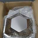 Heat Deflector for Solo Stove Bonfire 19.5",304 Stainless Steel Heat Diffuser with Handle&Legs,Heat Radiation for Wider Warmth Area,Compatible with Bonfire 19.5"Outdoor Fire Pits,for Camping,Backyard