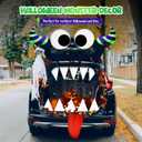 4E's Novelty Monster Trunk or Treat Car Decoration Kit - Trunk or Treat Kit for Car & SUV, Outdoor Halloween Garage Door Decorations (Huge Eye Monster)