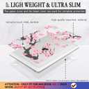 CISSOOK Hard Shell Case for MacBook Air 13 Inch A2337 M1 A1932 A2179 2021 2020 2019 2018 Released, Cherry Floral Beauty Cover with Keyboard Cover + Screen Protector for 2021 Air 13-Cherry Blossoms