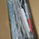 DMI Drop Arm Portable Toilet Commode, Extra-Wide Seat, 500 Pound Weight Capacity, Bucket with Lid Included, Adjustable Legs, Elderly Assistance Products, Grey