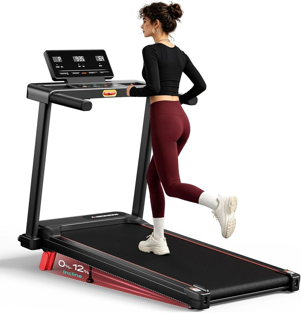 Foldable Treadmill for Home Small with 12% Incline
3.0HP Quiet Walking Pad Treadmill with Handles, 300LBS Capacity, Home Office 3-in-1 Portable Running Jogging Walking