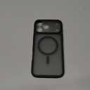 TOCOL for iPhone 17 Pro Max Case, Compatible with Magsafe, Full Camera Protection, Built-in Magnetic Ring, Translucent Matte Phone Case for iPhone 17 Pro Max 6.9 inch (Black)