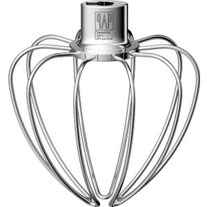 Heavy Duty Whisk Attachment for KitchenAid 4.5-5QT Tilt-Head Stand Mixers- Extra Thick Stainless Steel Wire Whip for Fast Whipping, Commercial Grade for Large Batches, Dishwasher Safe, Size: WW5