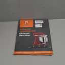 Mixer Slider Mat for Kitchenaid Stand Mixer Slider Mat with Bendable Cord Organizer for KitchenAid 6-8 Qt Appliances Air Fryer Slider Mat (6-8Qt, Black)