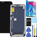 ZTOOYO For IPhone 11 Pro Max Screen Replacement for IPhone 11 Pro Max Screen Replacement kit for iphone 11 Pro Max A2161 A2218 A2220 LCD Display digitizer Touch Screen Assembly with Repair Tools Black
