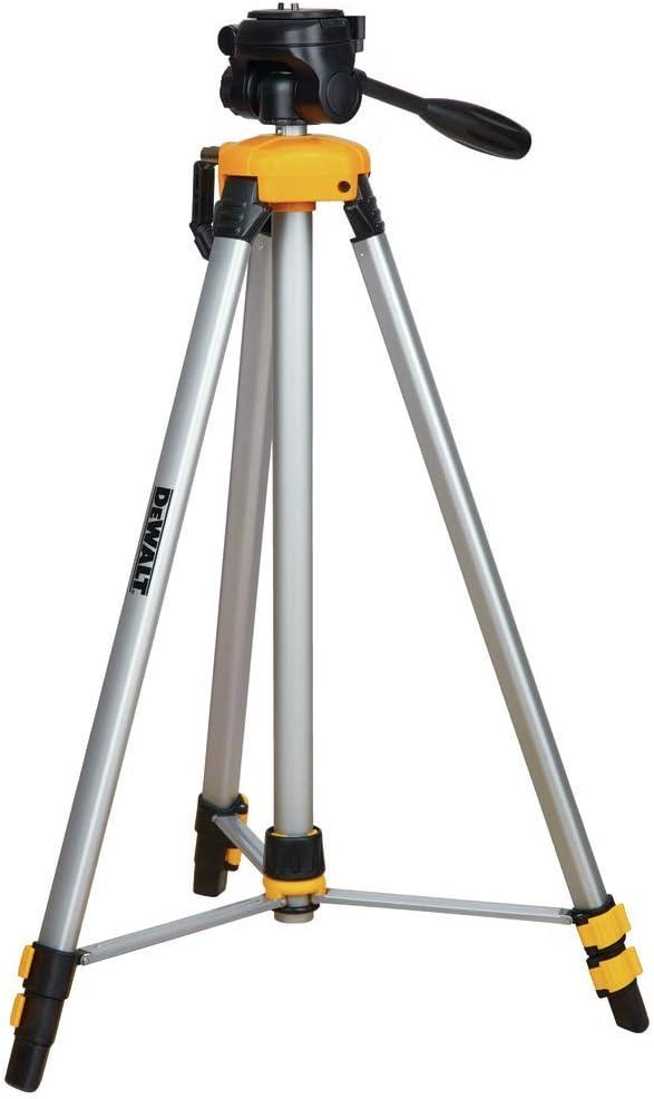DEWALT Laser Level Tripod,  x 20 Thread Mount, Collapsible Legs, Non-Skid Feet, Carrying Pouch Included (DW0881T)