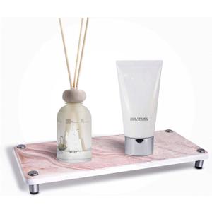 Drying Stone for Kitchen Counter, Water Absorbing Stone Sink Organizer for Bathroom Diatomaceous Earth Stone Drying Tray Instant Dry Sink Caddy Soap Dispenser Sponge Holder
