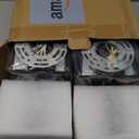 KIZON Smart Porch Lights 2 Pack, Modern Dusk to Dawn Outdoor Wall Lights Color Changing, Dimmable RGB Exterior Sconce Up and Down Light, Outside Lights for House Garage, Works with Alexa, ETL Listed