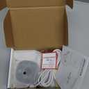 2K Cameras for Home Security-Outdoor/Indoor Camera for Dog/Cat/Pet/Nanny/Baby/Elderly, Color Night Vision, White Light, Siren, 24/7 SD Recordings, Works with Alexa, Plug in (C1-White-1pack-2.4G)