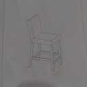 LUMISOL Dining Table Set for 4, 5-Piece Solid Wood Counter Height Kitchen Table Set with 4 Upholstered Chairs for Kitchen, Dining Room, Home Bar, Silver Gray